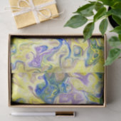 Papier Mousseline papier de tissu pâque marbré (Cadeau)