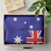 Papier Mousseline Papier de tissu patriotique avec drapeau d'Austral (Cadeau)
