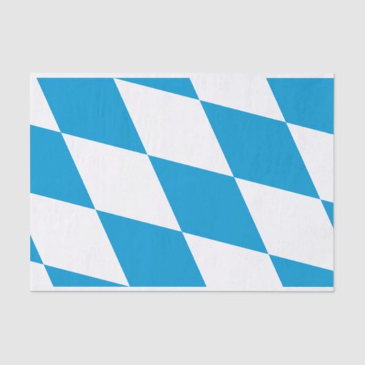 Papier Mousseline Papier de tissu patriotique avec drapeau de Bavièr (Recto)