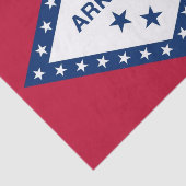 Papier Mousseline Papier de tissu patriotique avec drapeau de l'Arka (Détail)