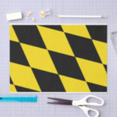 Papier Mousseline Papier de tissu patriotique avec drapeau de Munich (Artisanat)