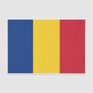 Papier Mousseline Papier de tissu patriotique avec drapeau de Rouman