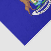 Papier Mousseline Papier de tissu patriotique avec drapeau du Michig (Détail)