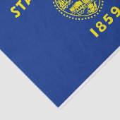 Papier Mousseline Papier de tissu patriotique avec drapeau Oregon, U (Détail)