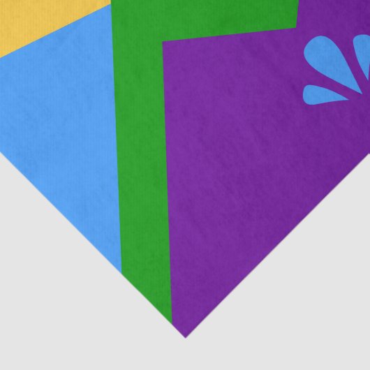 Papier Mousseline Papier de tissu patriotique, drapeau de Manitou Sp (Détail)