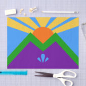 Papier Mousseline Papier de tissu patriotique, drapeau de Manitou Sp (Artisanat)