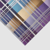 Papier Mousseline Papier de tissu plaid abstrait (Détail)
