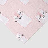 Papier Mousseline papier de tissu pour chats endormis (Détail)