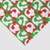 Papier Mousseline Papier de tissu pour lampes de Noël pour chat mign (Détail)