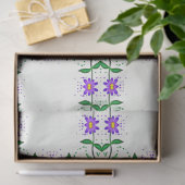 Papier Mousseline papier de tissu pourpre (Cadeau)