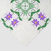 Papier Mousseline papier de tissu pourpre (Détail)