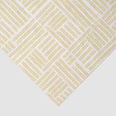 Papier Mousseline Papier de tissu rayé d'encre jaune (Détail)