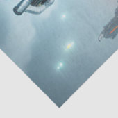 Papier Mousseline Papier de tissu Robot 4 (Détail)