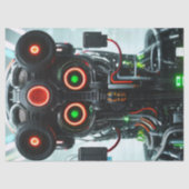 Papier Mousseline Papier de tissu Robot 5 (Recto)