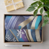 Papier Mousseline papier de tissu royal elegance d'hiver (Cadeau)