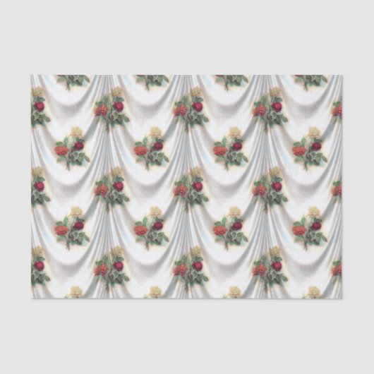 Papier Mousseline Papier de tissu satiné rose (Recto)