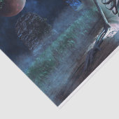 Papier Mousseline papier de tissu squelette (Détail)