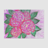 Papier Mousseline papier de tissu standard Hydrangeas (Recto)