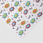 Papier Mousseline Papier de tissu Superhero (Détail)