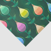 Papier Mousseline papier de tissu tulipe de jardin (Détail)