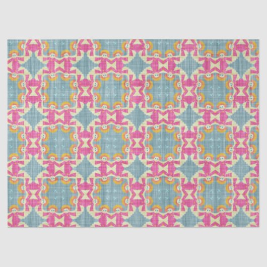 Papier Mousseline papier de tissu twin angels (Recto)