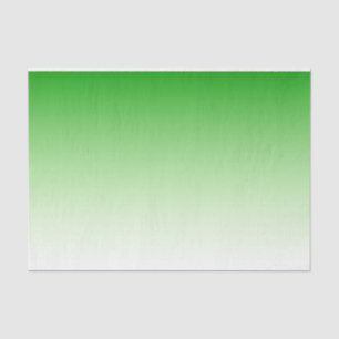 Papier Mousseline Papier de tissu vert foncé dégradé à vert clair