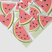 Papier Mousseline Papier de tissu vert pastèque (Détail)