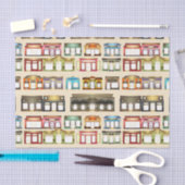 Papier Mousseline papier de tissu vintage (Artisanat)