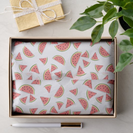 Papier Mousseline Papier de tissu Watermelon Multi (Cadeau)