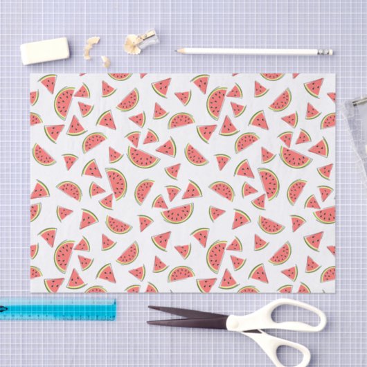 Papier Mousseline Papier de tissu Watermelon Multi (Artisanat)