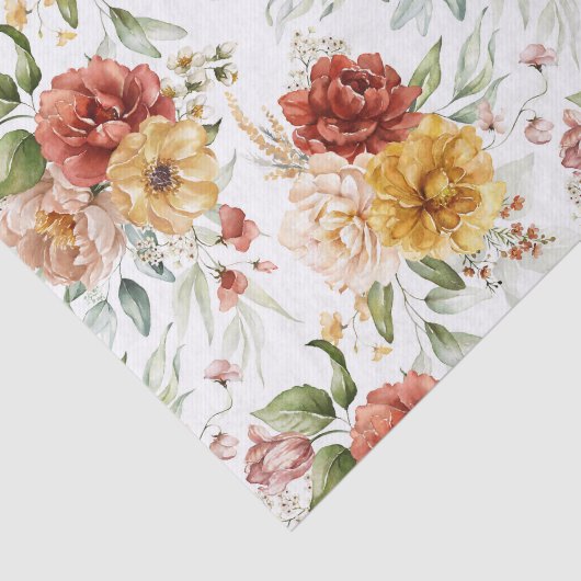 Papier Mousseline Papier de tissus (3) Magnifiques pivoines rouge et (Détail)