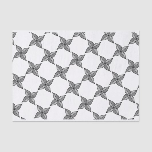 Papier Mousseline Papier de tissus à feuilles (Recto)