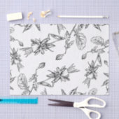 Papier Mousseline Papier de tissus à motifs floraux (Artisanat)