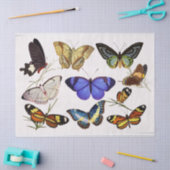 Papier Mousseline Papier de tissus à papillons victoriens (Artisanat)