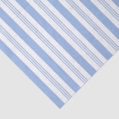 Papier Mousseline Papier de tissus à rayures bleu bébé (Détail)