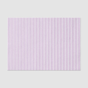 Papier Mousseline Papier de tissus à rayures violettes et blanches