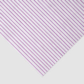Papier Mousseline Papier de tissus à rayures violettes et blanches (Détail)