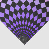 Papier Mousseline Papier de tissus "Alice Floor" violet (Détail)