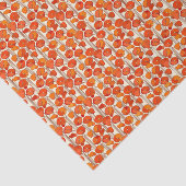 Papier Mousseline Papier de tissus Art Nouveau Poppies (Détail)