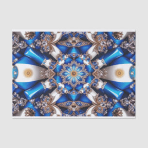 Papier Mousseline Papier de tissus aux couleurs argentins