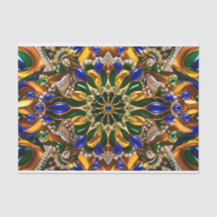 Papier Mousseline Papier de tissus avec conception de couleurs brési