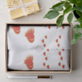 Papier Mousseline Papier de tissus, blanc (Cadeau)