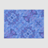 Papier Mousseline Papier de tissus Blue Hydrangea (Recto)