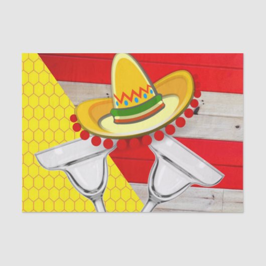 Papier Mousseline Papier de tissus Boissons mexicaines (Recto)