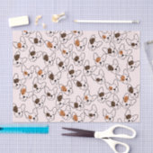 Papier Mousseline Papier de tissus Buldog en France (Artisanat)