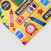 Papier Mousseline Papier de tissus cadeau de l'enseignant (Détail)