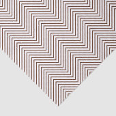 Papier Mousseline Papier de tissus Chevron Line - Brown en blanc (Détail)
