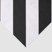 Papier Mousseline Papier de tissus Chevrons noir et blanc (Détail)