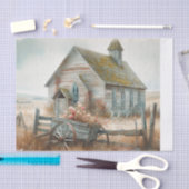 Papier Mousseline Papier de tissus Church 8 abandonné (Artisanat)