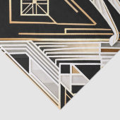 Papier Mousseline Papier de tissus de chats noirs Abstraits décorati (Détail)